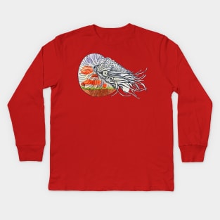 Nautilus Terrarium Kids Long Sleeve T-Shirt